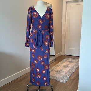 Sequined ASOS Edition wrap gown